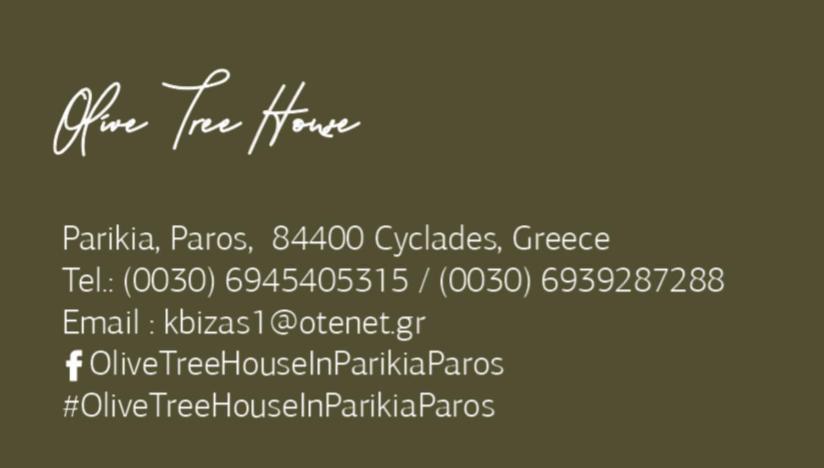 Olive Tree House In Parikia Páros Exterior foto